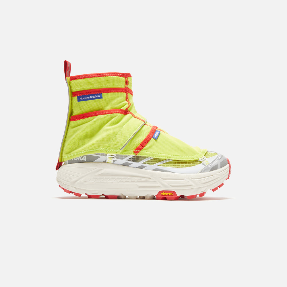 

Кроссовки HOKA x Nicole McLaughlin Mafate THREE2, цвет Red/Yellow/Silver