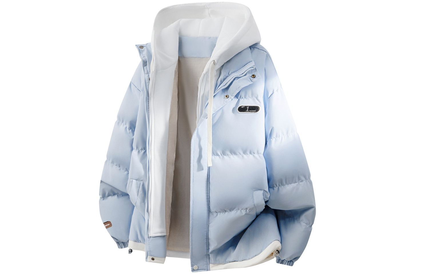 

Пуховая куртка для мужчин и женщин Warrior, светлый синий[upgraded thickened]