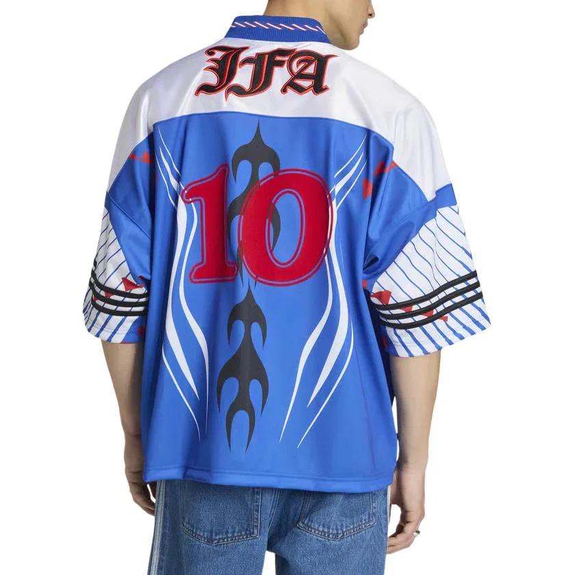 Футболка Bringback Remixed Japan Jersey Adidas, Blue — фото 4