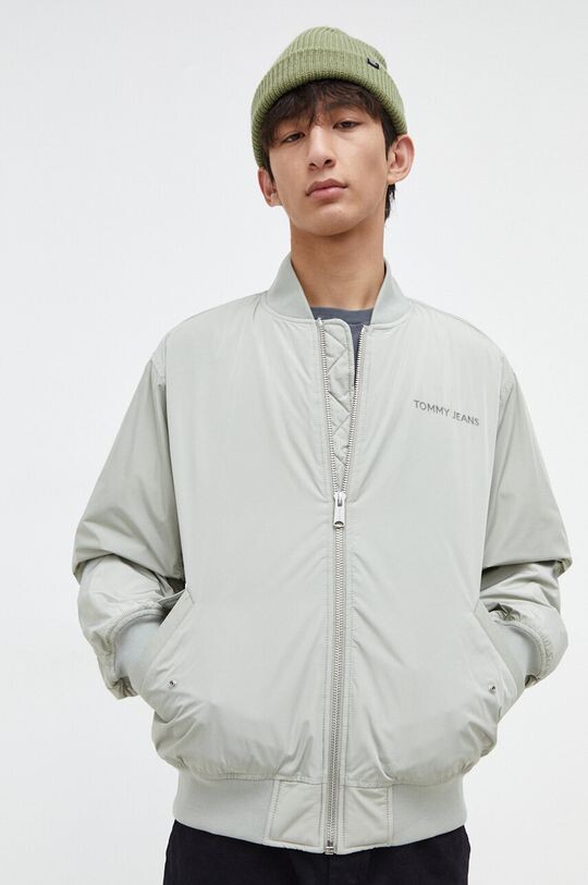 

Бомбер Tommy Jeans, зеленый