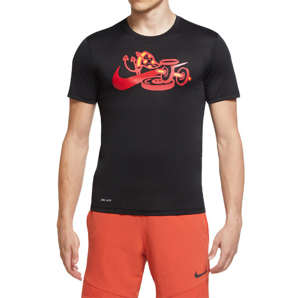 Футболка Nike Dri-FIT Legend Training Short Sleeve Black, черный — фото 3