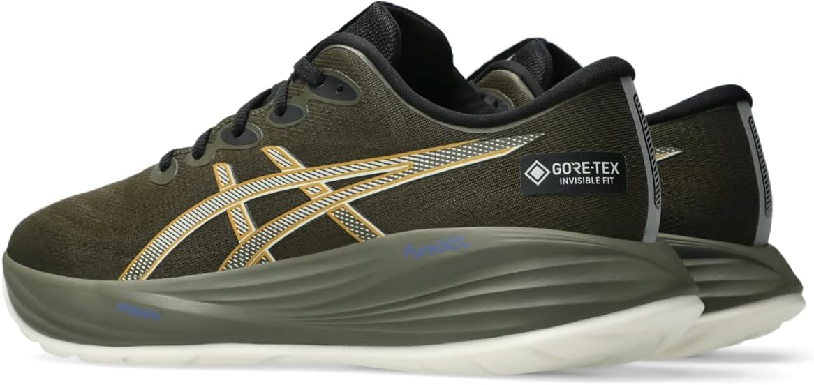 Мужские кроссовки для бега ASICS Gel-Cumulus 27, зеленый/коричневый — фото 3