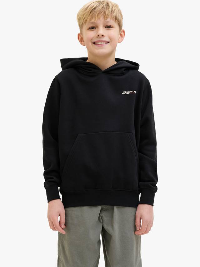 

Детская худи из мягкой хлопковой ткани Jack & Jones, Black/Multi