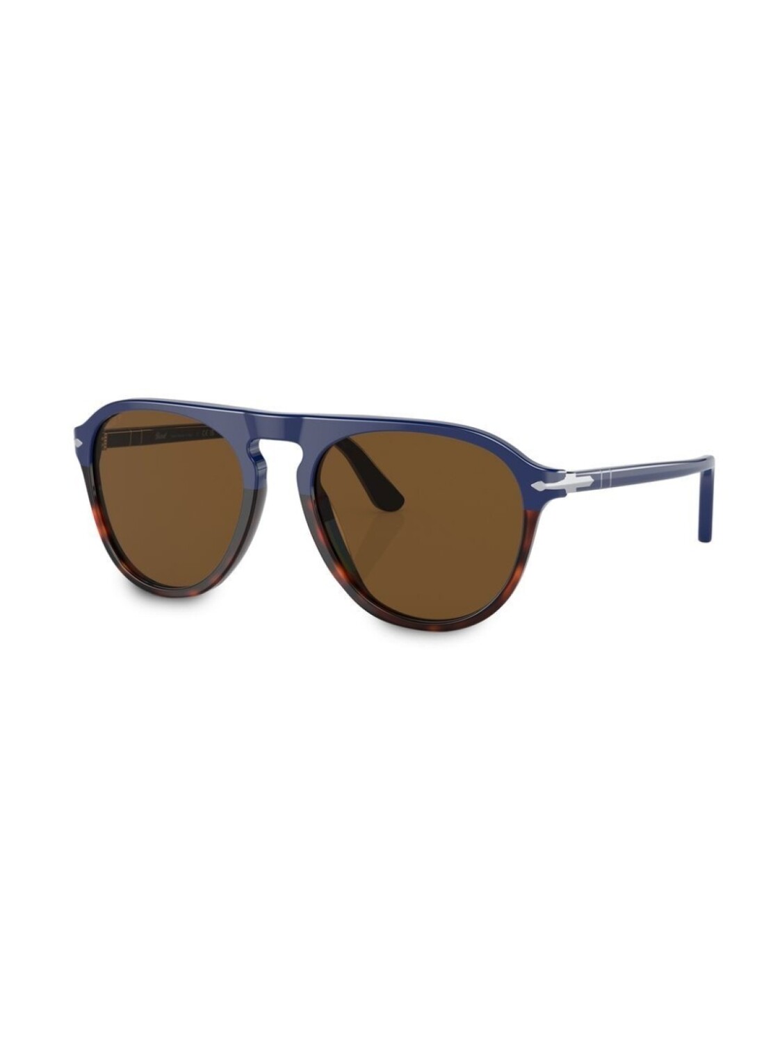

Persol солнцезащитные очки в круглой оправе, синий
