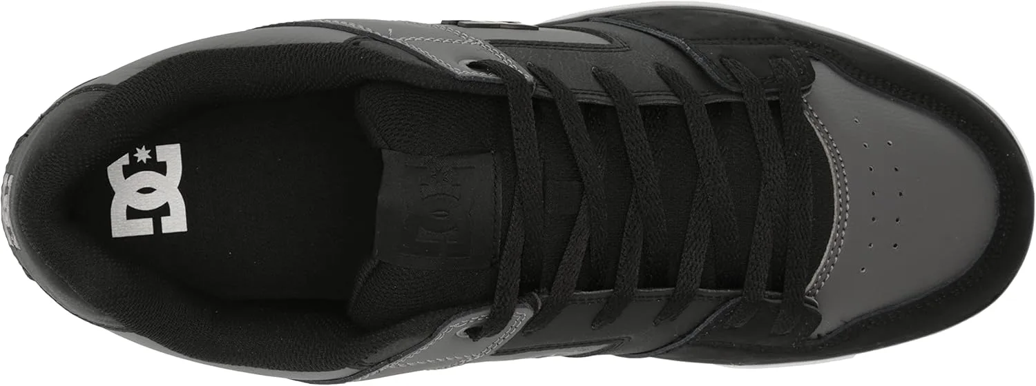Мужские скейтбордические кеды DC Pureskateshoe DC Shoes, черный/серый — фото 3