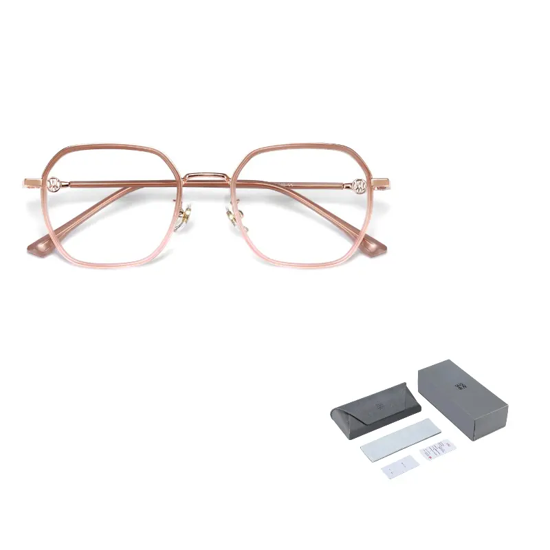 

Wood Premium Унисекс оправа для очков, Tea Pink Gradient