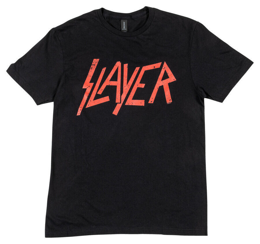 

Футболка с потертым логотипом Slayer Classic, черный