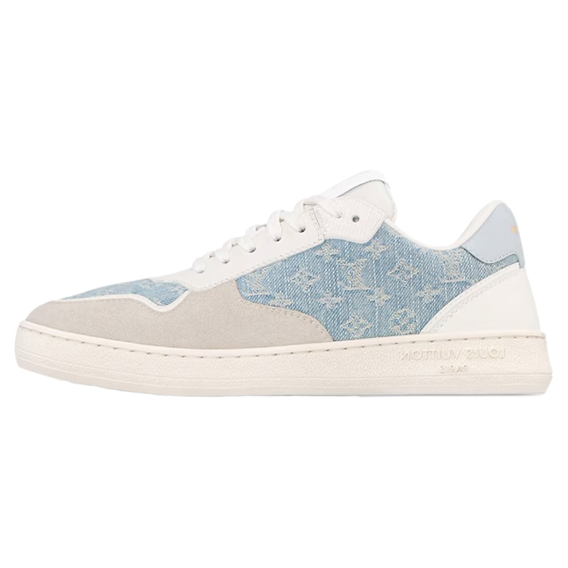 LOUIS VUITTON Кроссовки для скейтбординга Stadium Low Top, женские, светло-синие