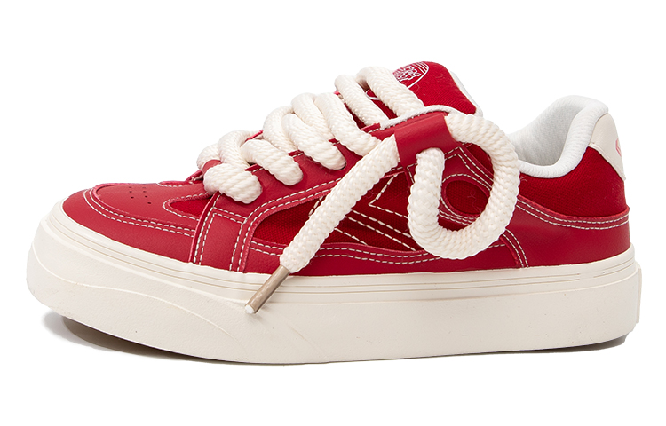 

Кроссовки Feiyue Skateboarding Shoes Women's Low-top Red, красный