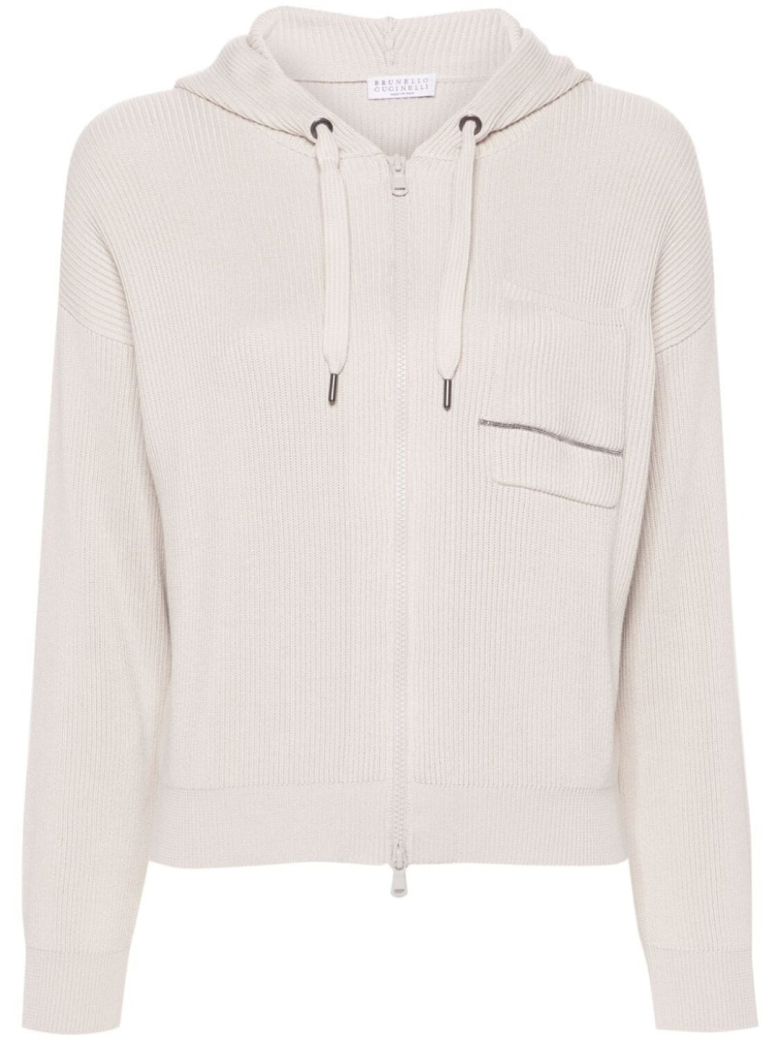 

Brunello Cucinelli кардиган с бисером, нейтральный цвет