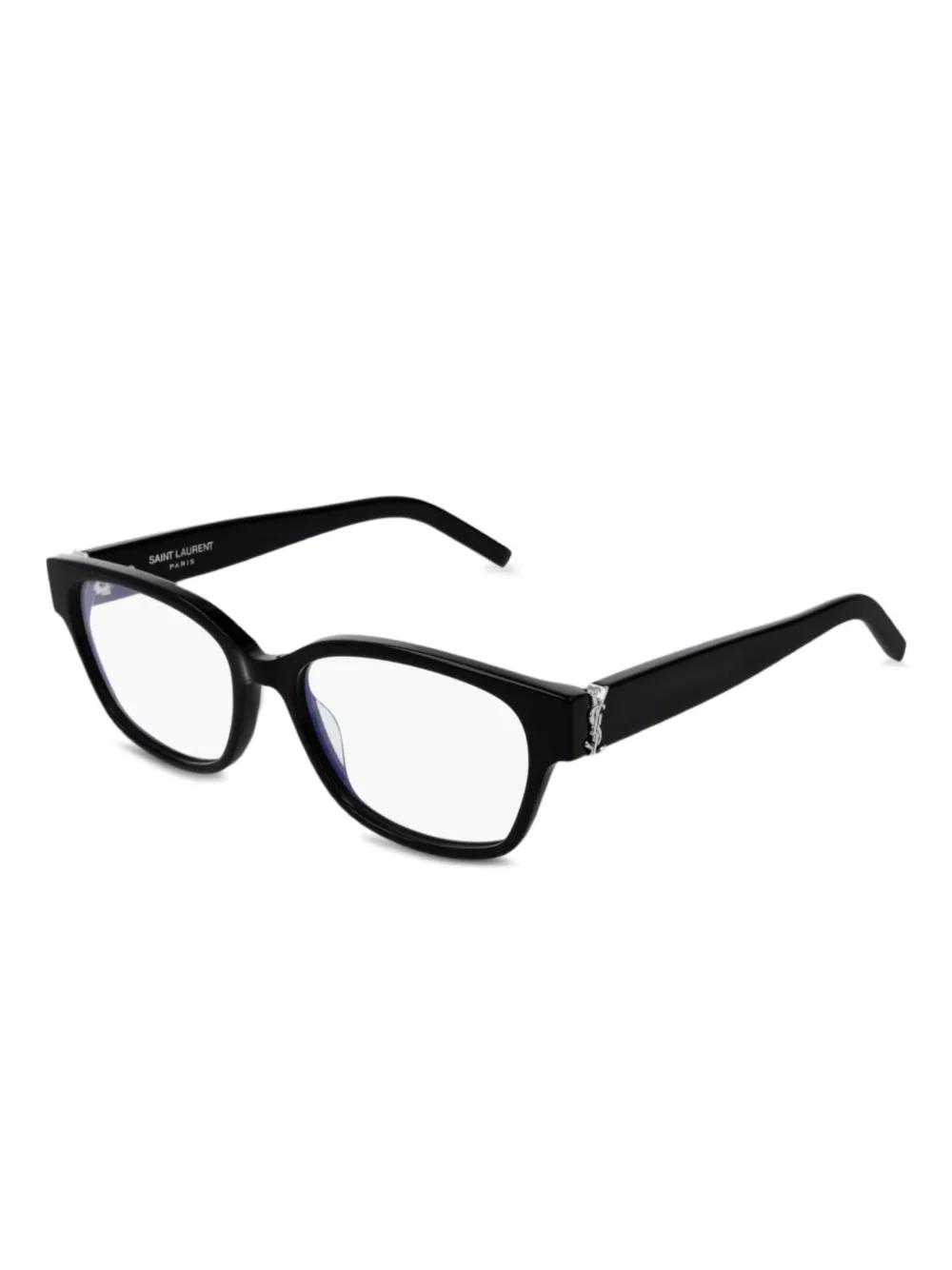 

Очки с логотипом YSL Saint Laurent Eyewear, черный