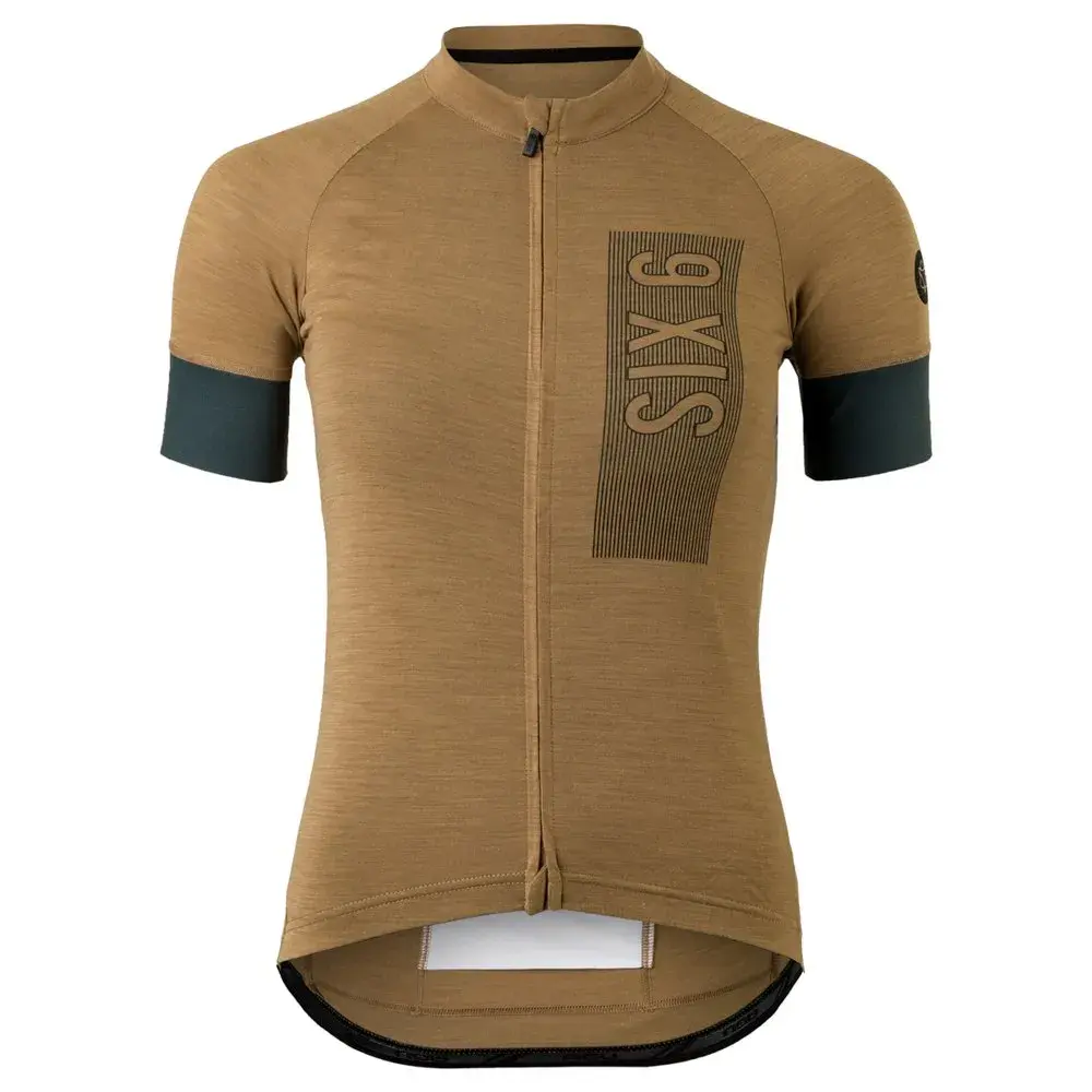 

Джерси с коротким рукавом AGU Solid Merino II SIX6, коричневый