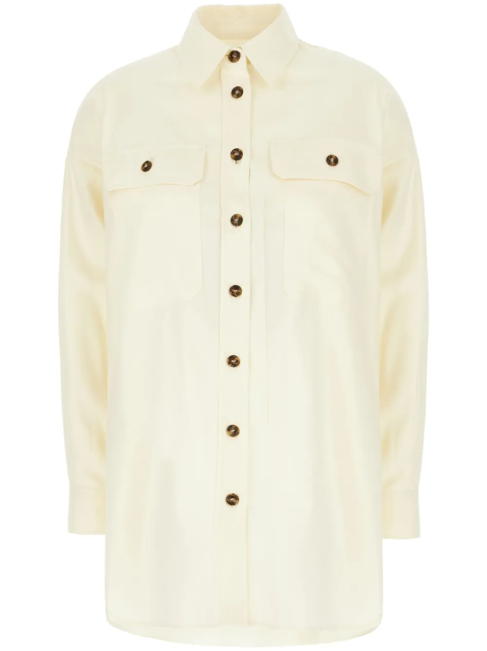 

Рубашка с накладным карманом Weekend Max Mara, белый