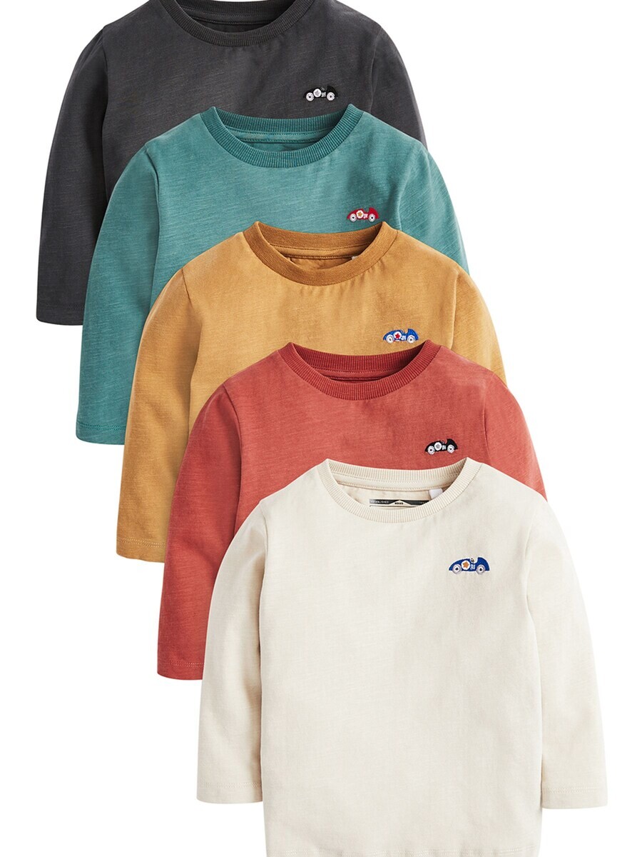 

Лонгслив Next Shirt, цвет blue/dark yellow/anthracite/light red/white