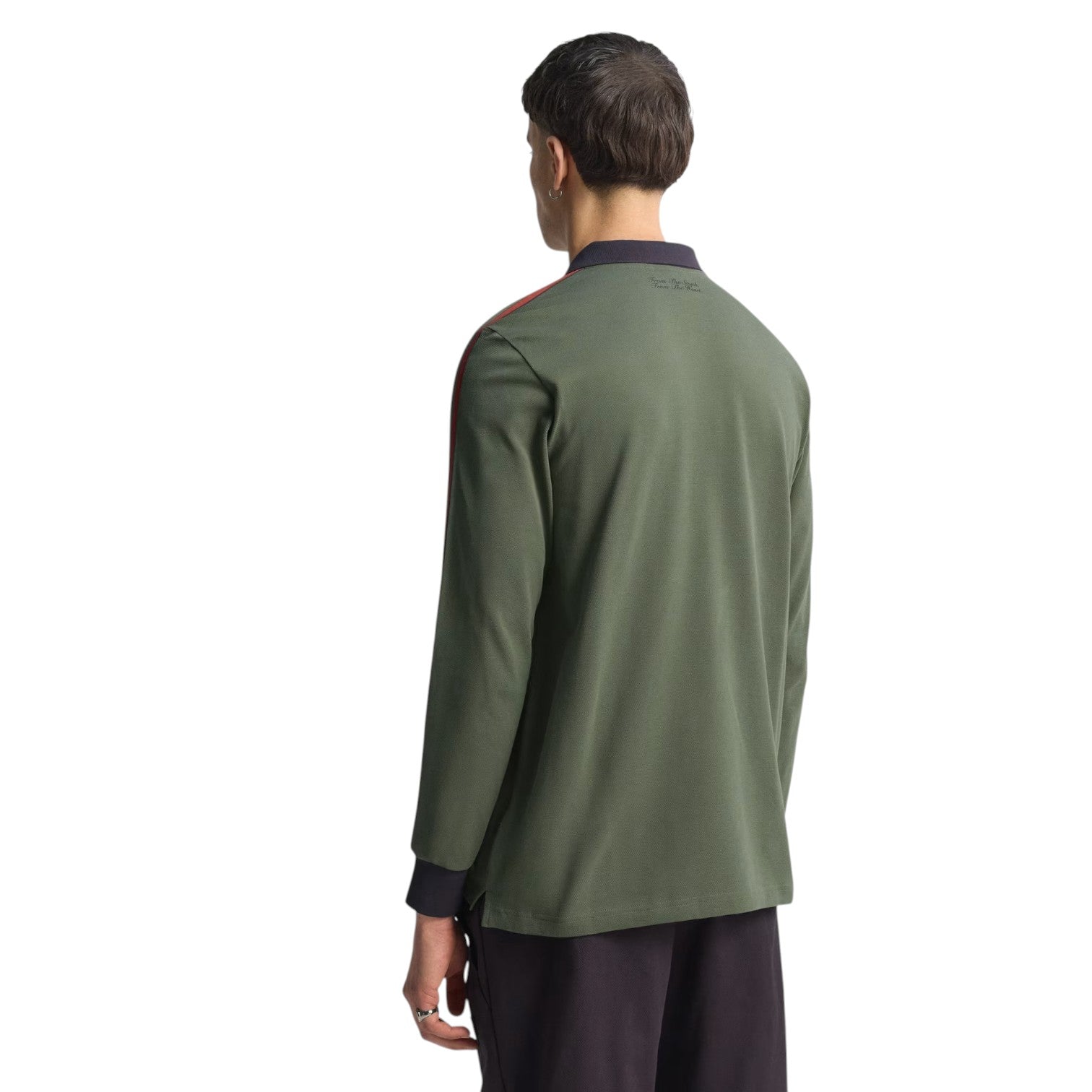 Футболка-поло с длинным рукавом Adidas FC Bayern Terrace Icon 'Base Green' — фото 3