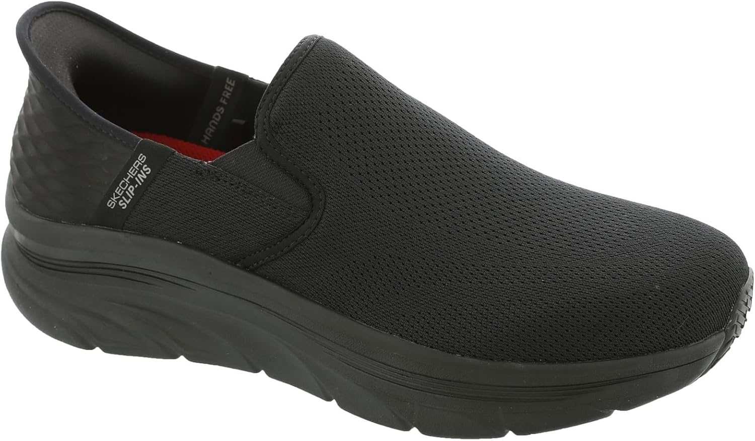 Мужские кроссовки Skechers Hands Free Slip-ins D'lux Walker Sr Joden для ходьбы, черный — фото 2
