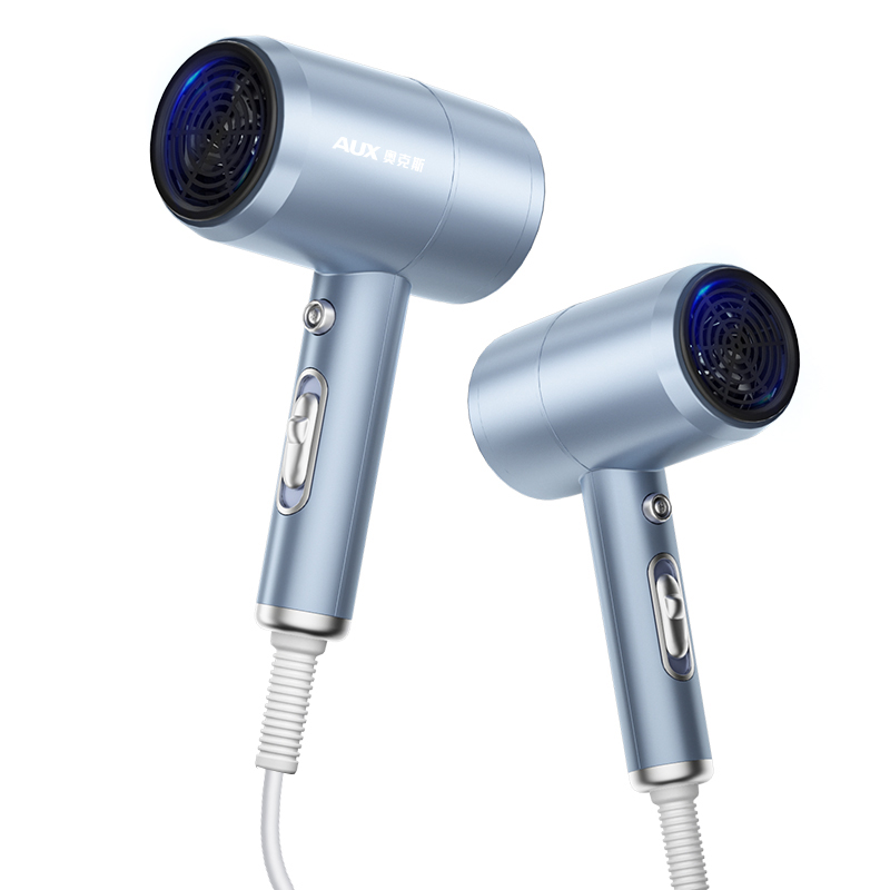 

Фен для волос Aux, Glacier blue-blue negative ion version