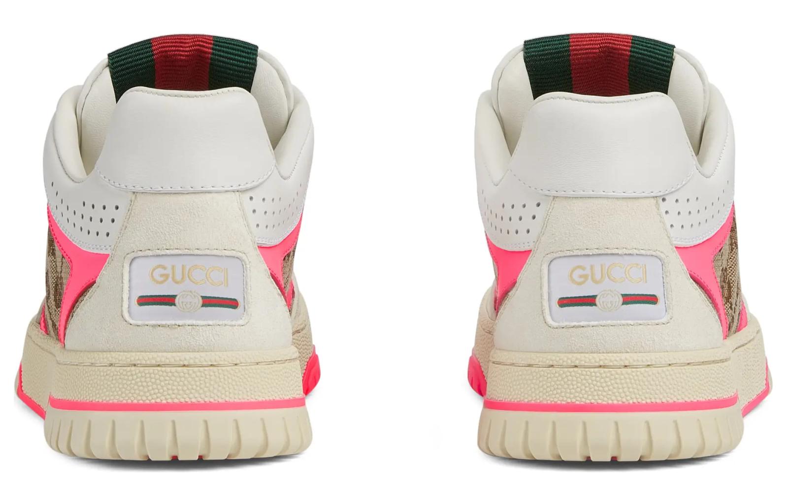 Женские кроссовки Gucci Re-Web из канвы — фото 4