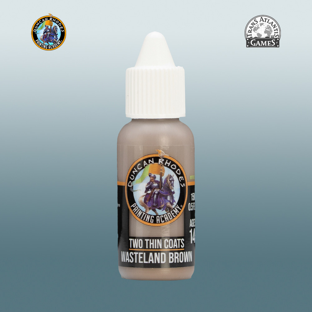 

Аксессуары Duncan Rhodes Painting Academy Two Thin Coats: Wasteland Brown (15ml)