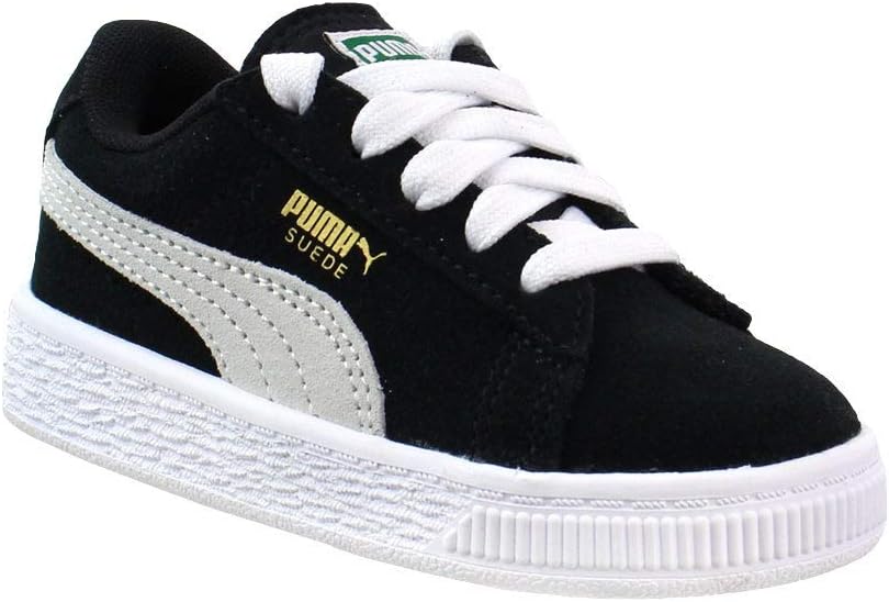 PUMA Детская унисекс замшевая обувь Inf-K, черный — фото 3