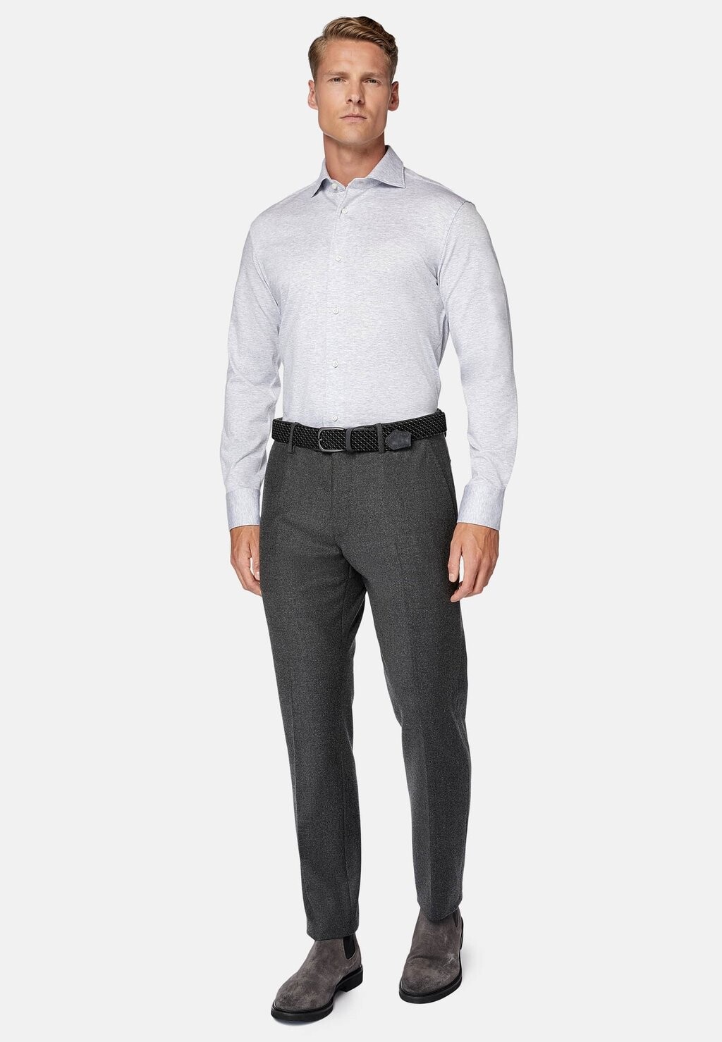 

Рубашка REGULAR FIT Boggi Milano, светло-серый