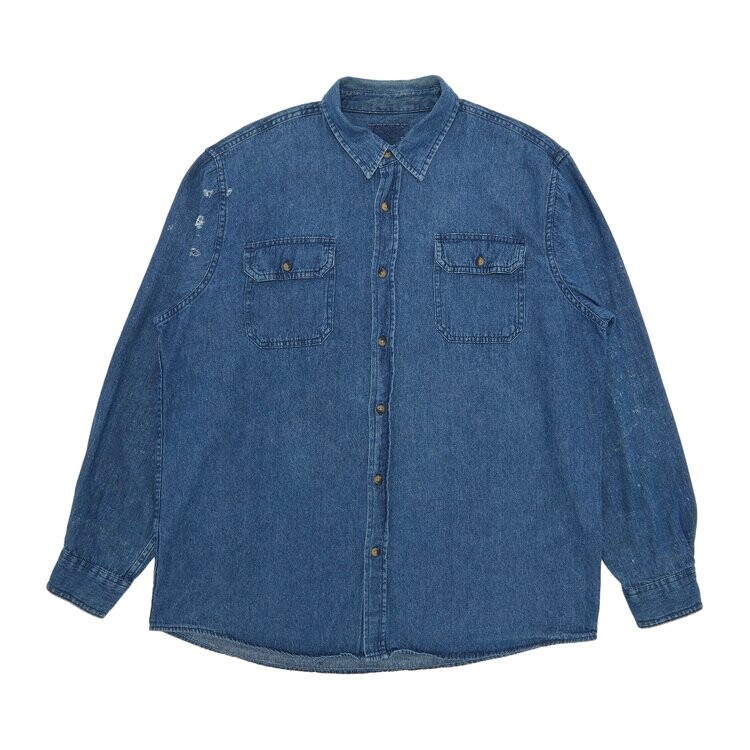 

Рубашка Sky High Farm Workwear GOAT Exclusive for Manifesto Sky High Farm Workwear Denim 'Dark Wash', синий