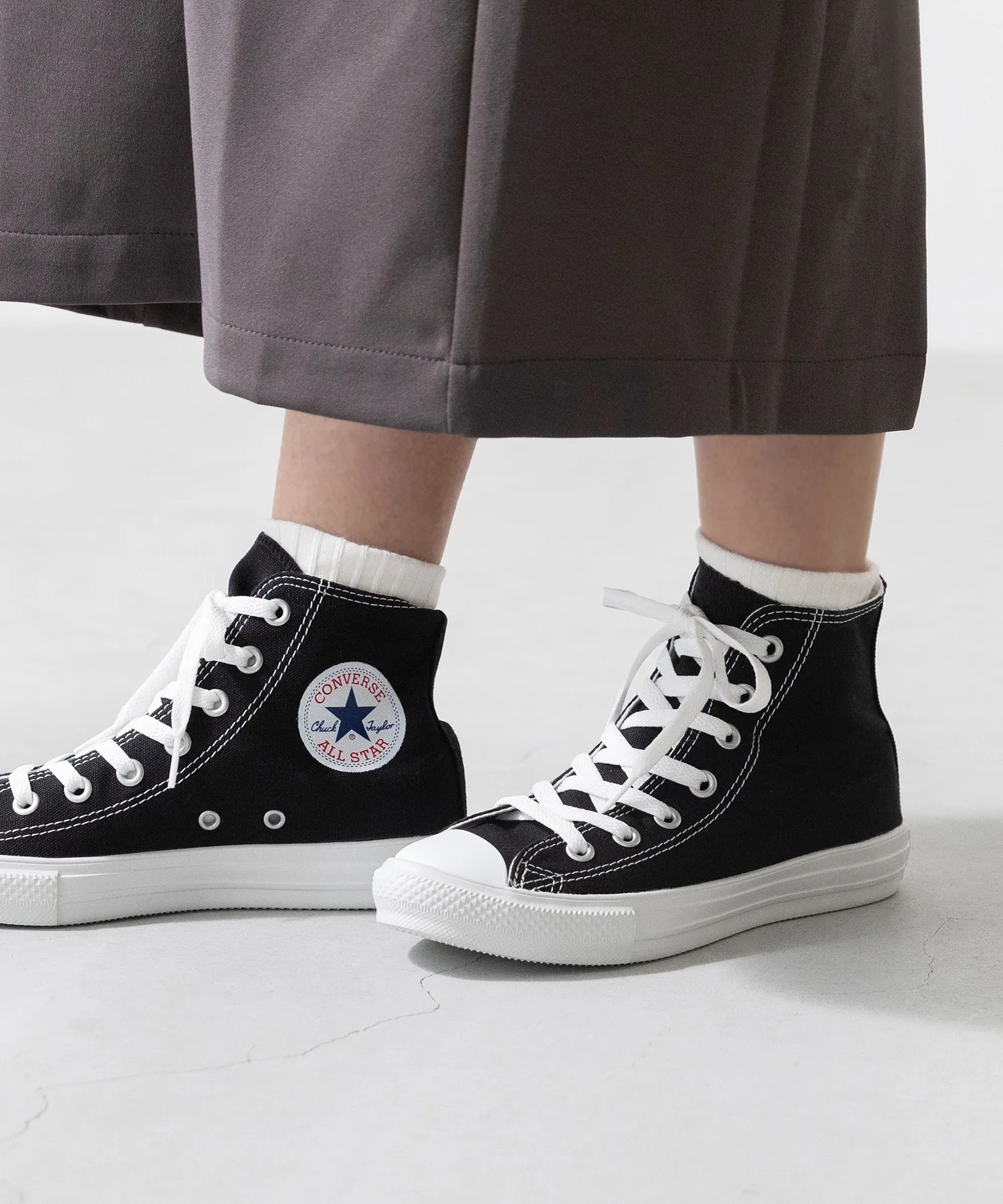 Кроссовки высокие легкие All Star Light CONVERSE черные