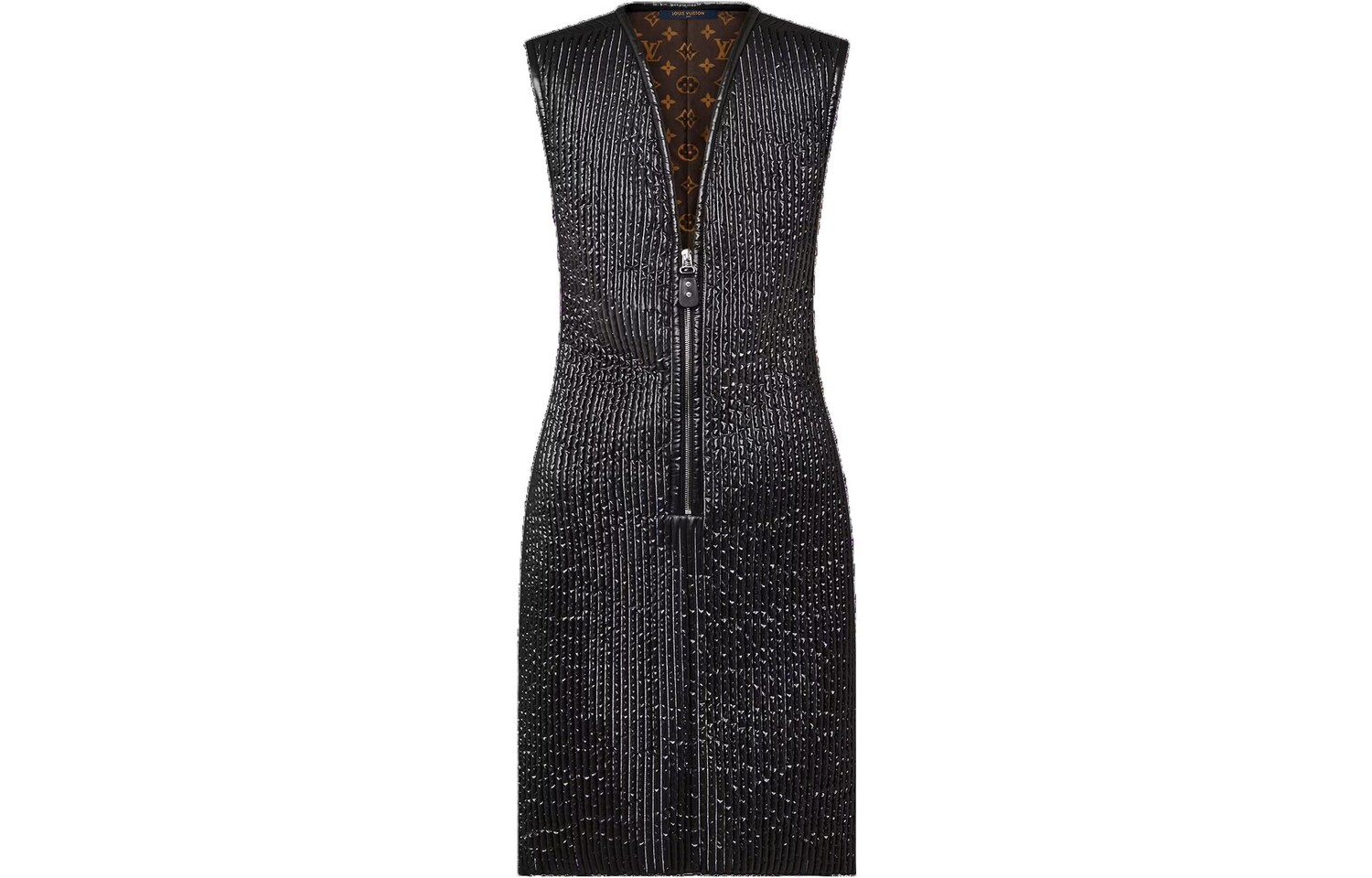 

Платье без рукавов женское черное Louis Vuitton