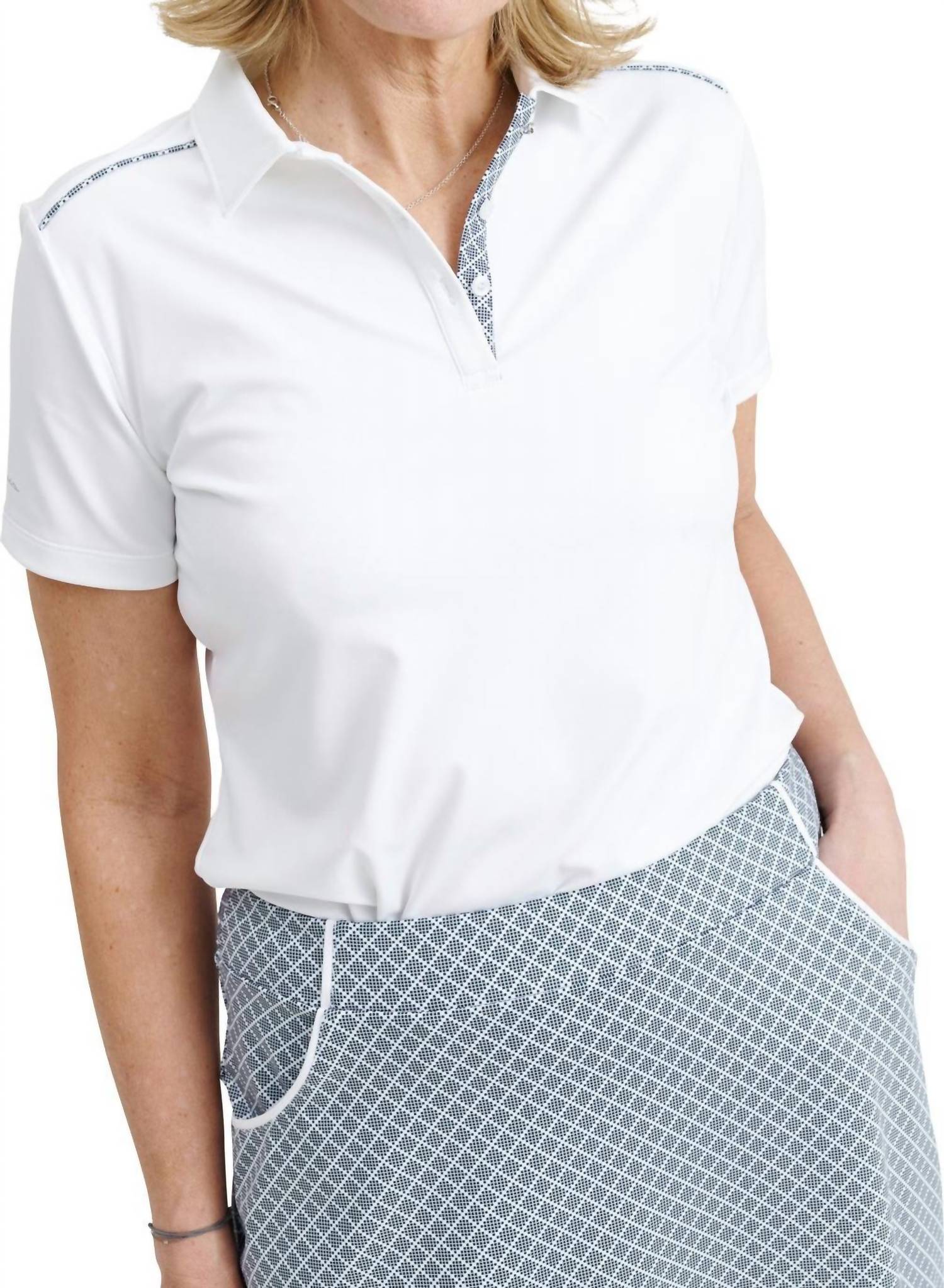 

Женщины Лили Поло в алмазах Abacus Sportswear US, цвет diamond
