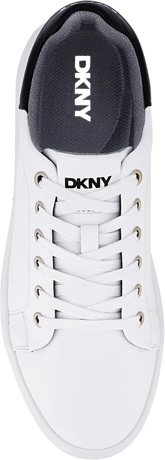 Мужские кроссовки DKNY Eva Sole с круглым носком и шнуровкой, белый — фото 4