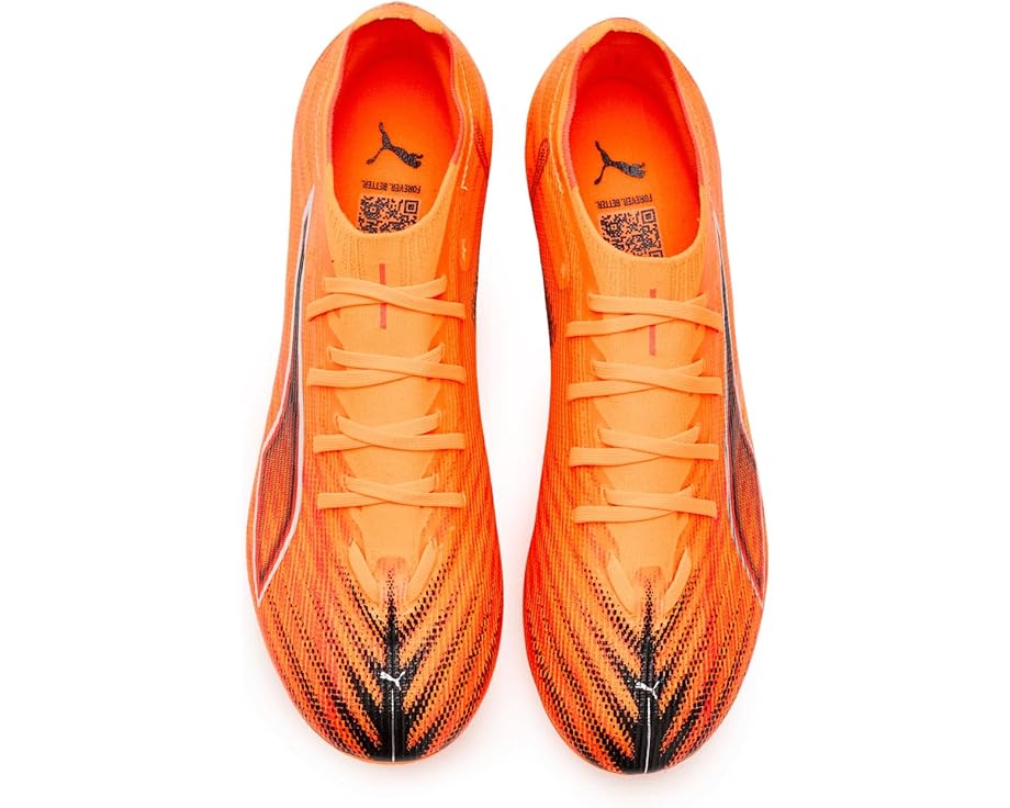 Мужские бутсы PUMA Ultra 6 Match Firm, Artificial Ground, Heat Fire/Black/Glowing Red — фото 2
