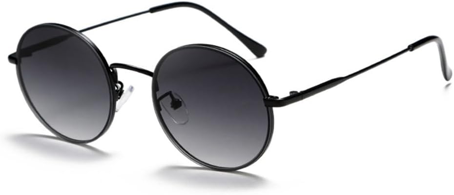 

Роскошные металлические овальные солнцезащитные очки для мужчин и женщин, модные солнцезащитные очки UV400, WPGJ004, серо-черные, один размер LVTFCO, Wpgj004 Grey Black