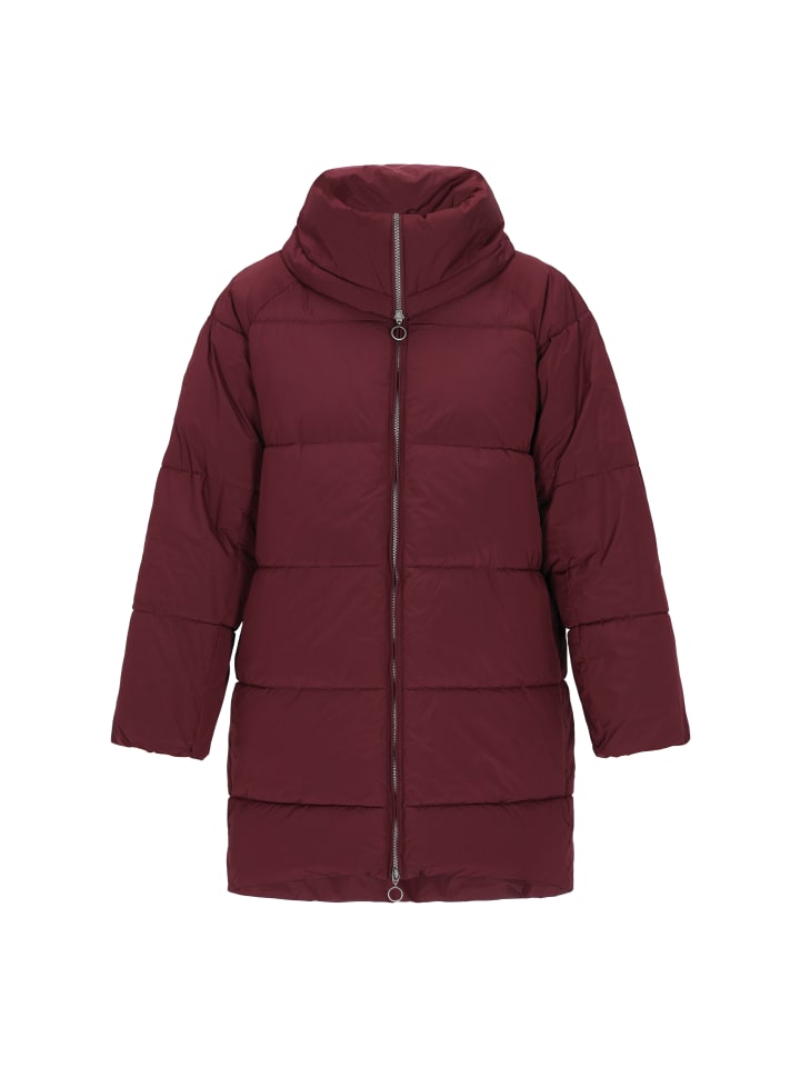 

Женское пальто винно-красного цвета DreiMaster Maritim