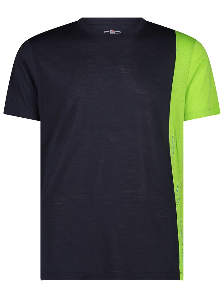 

Cmp Функциональная рубашка светло-зеленого/темно-синего цвета