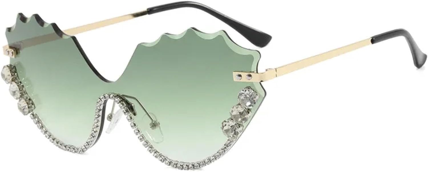 

Солнцезащитные очки с защитой от УФ-излучения UV400 | Без оправы с гладкими краями | Для женщин и мужчин | Линзы конфетных цветов | Для занятий спортом на открытом воздухе и вождения DSVIGF, 4690-c4