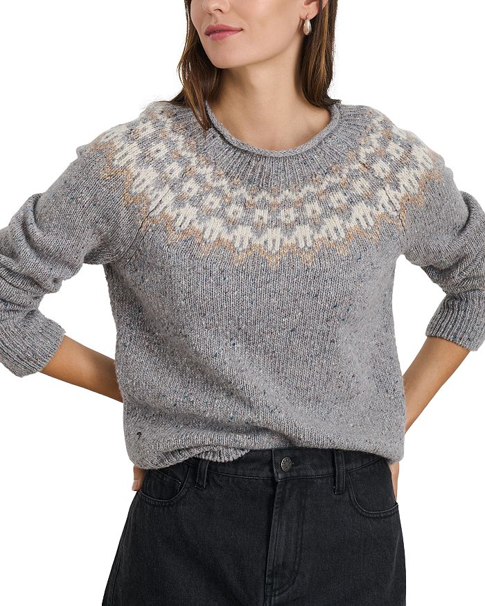 

Свитер Jaime Fair Isle Alex Mill, серый