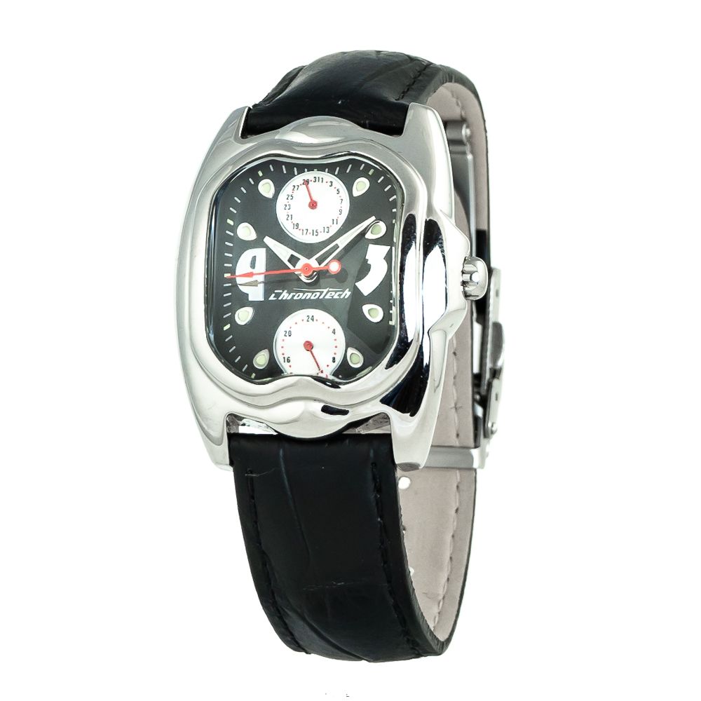 

Женские часы Chronotech Leather, черный