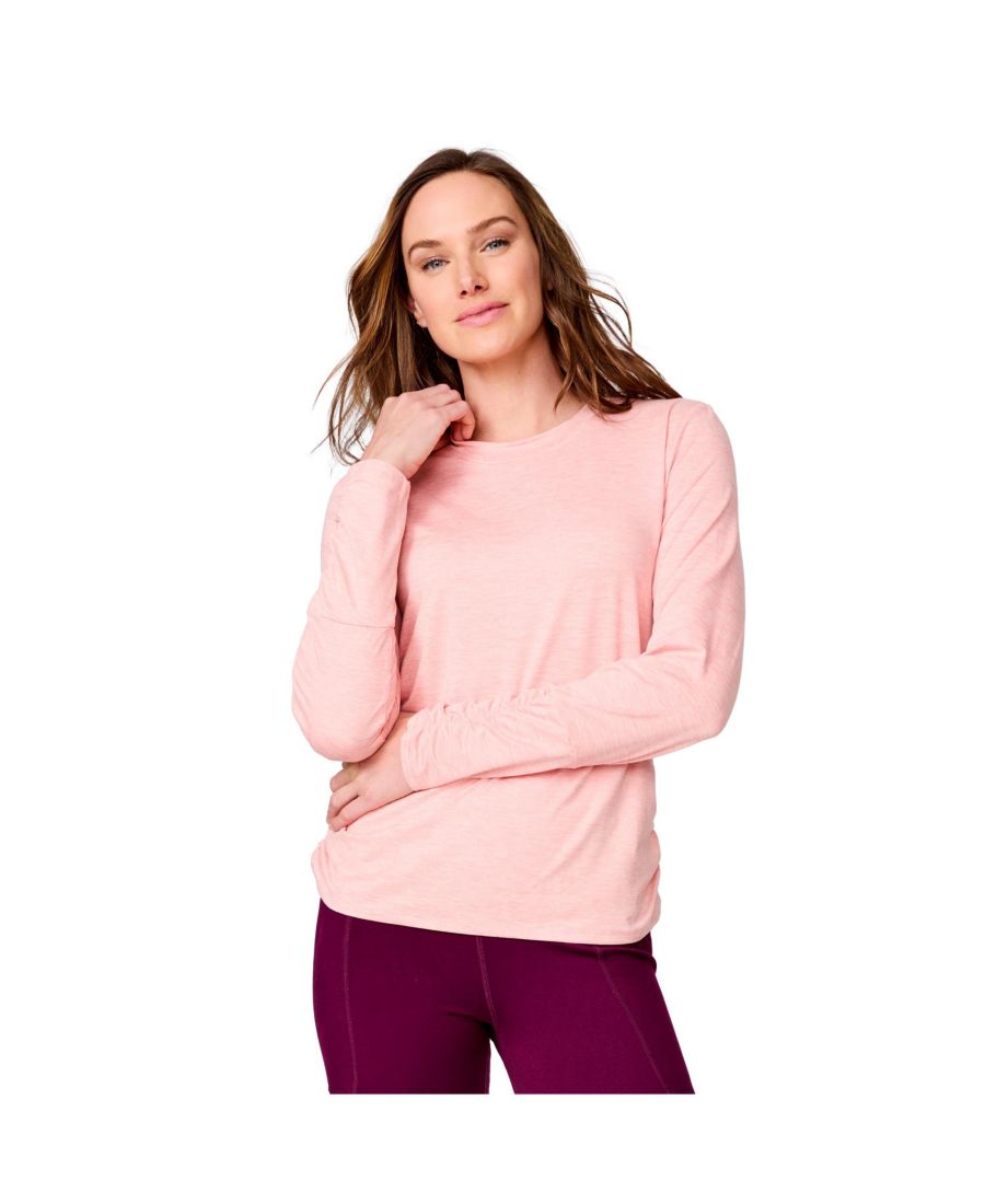 

Женская трикотажная блузка с круглым вырезом Облако Free Country, Carnation