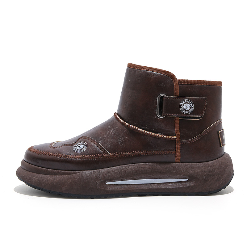 

HUANQIU Черно-коричневые мужские ботинки, цвет Dark Brown