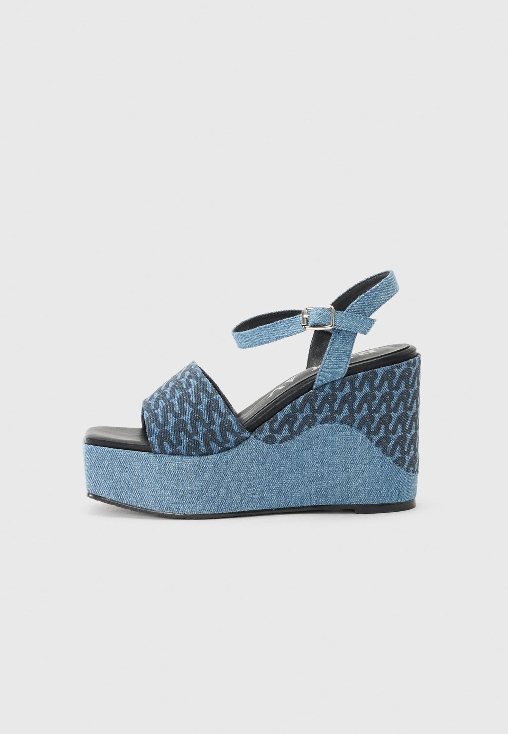 Босоножки на платформе NOELLE WRITE - Wedge sandals Replay, цвет Light-Blue Denim