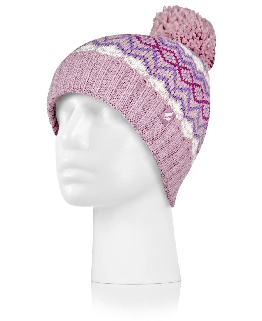 

Вязаная шапка-рулон Astrid Heat Holders, Lilac