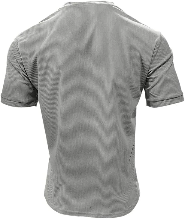 Мужская футболка для тренировок Deep V Neck Stretch — фото 4