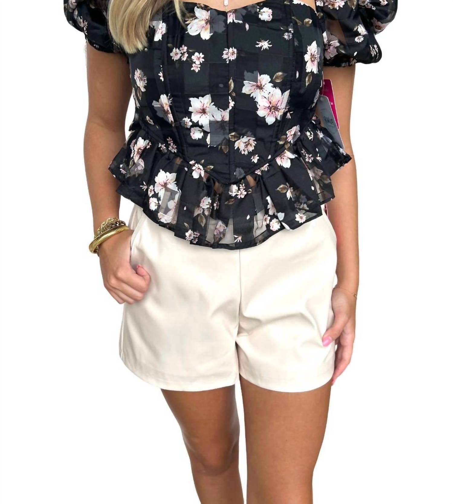 

Топ Chloe в цветочной корзине BUDDYLOVE, цвет flower basket