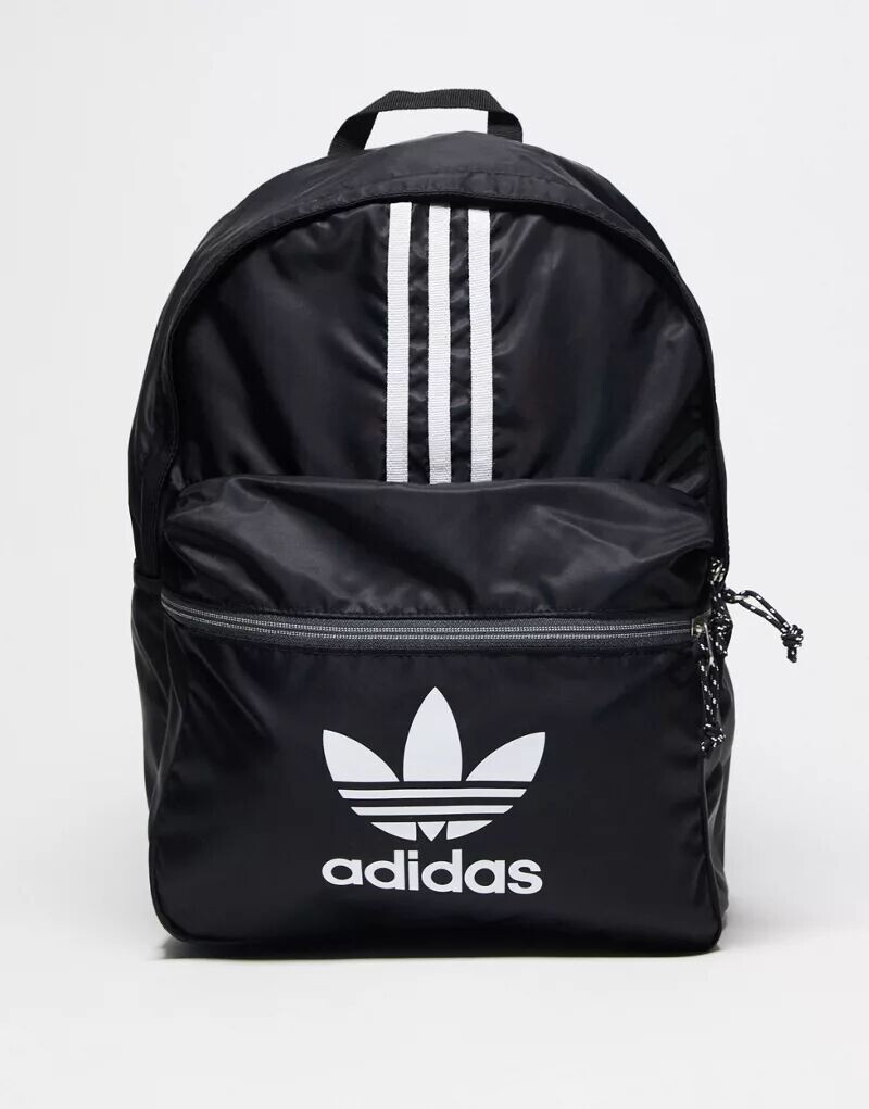 

Черный рюкзак с логотипом в виде трилистника adidas Originals