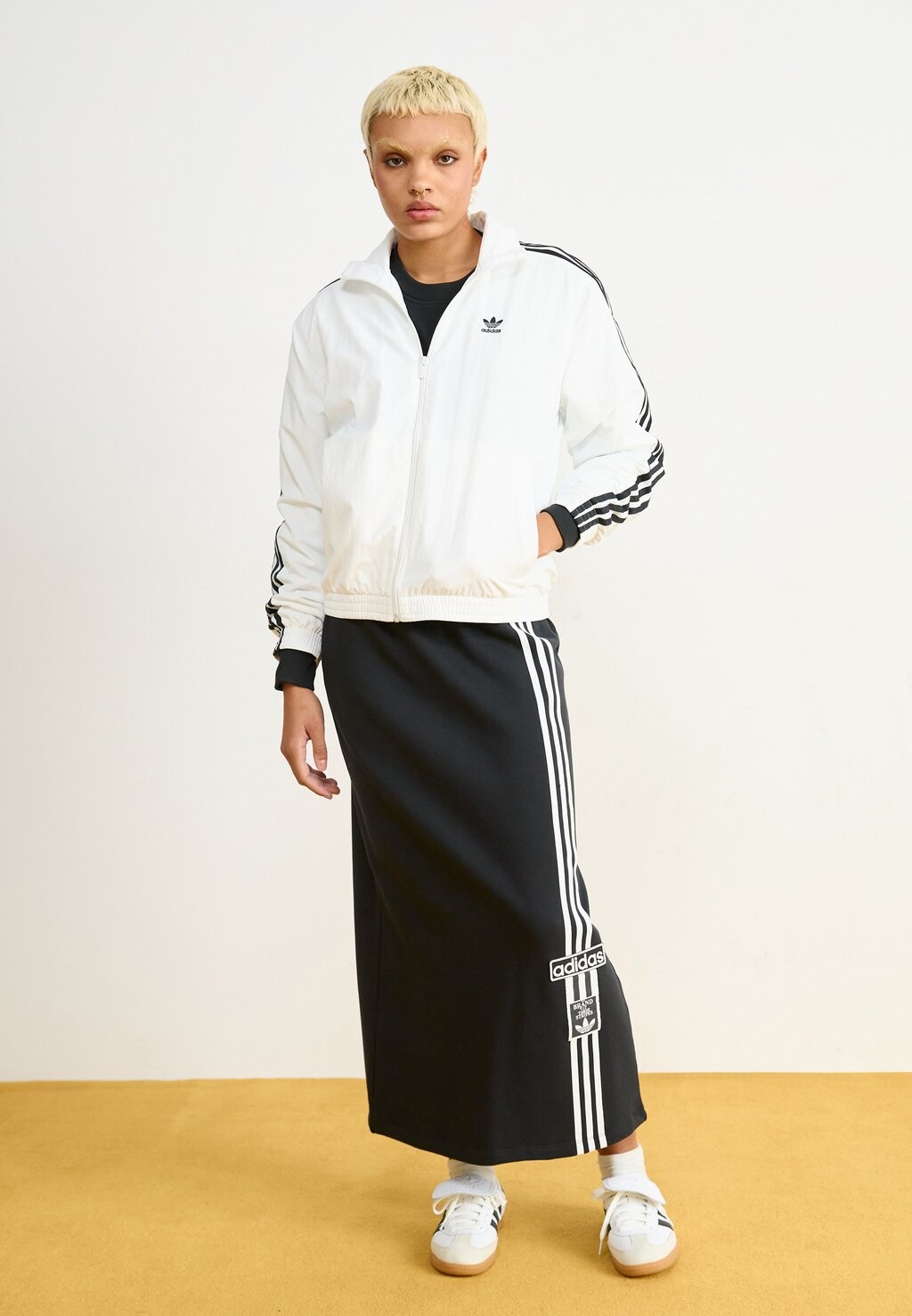 

Юбка макси SKIRT adidas Originals, черный