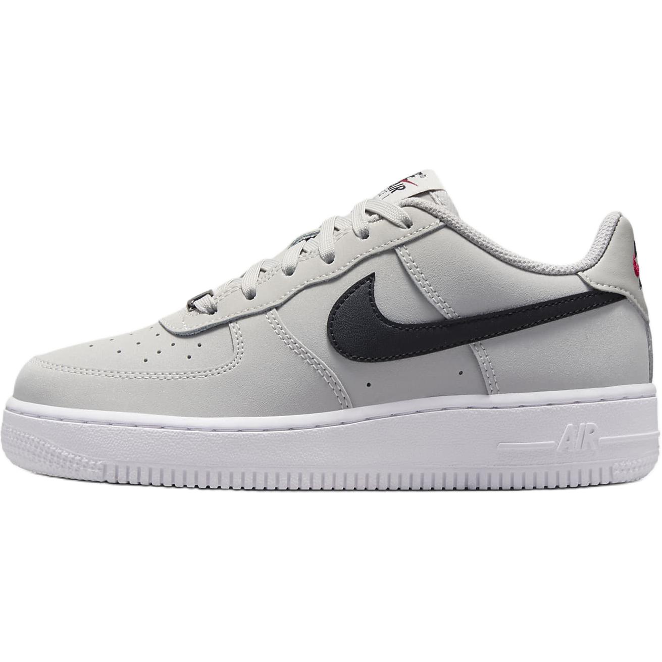 

Nike Air Force 1 Lv8 Противоскользящие Износостойкие Низкие Детские Скейтбординговые Кроссовки Серый, Светло-серый/Белый/Черный