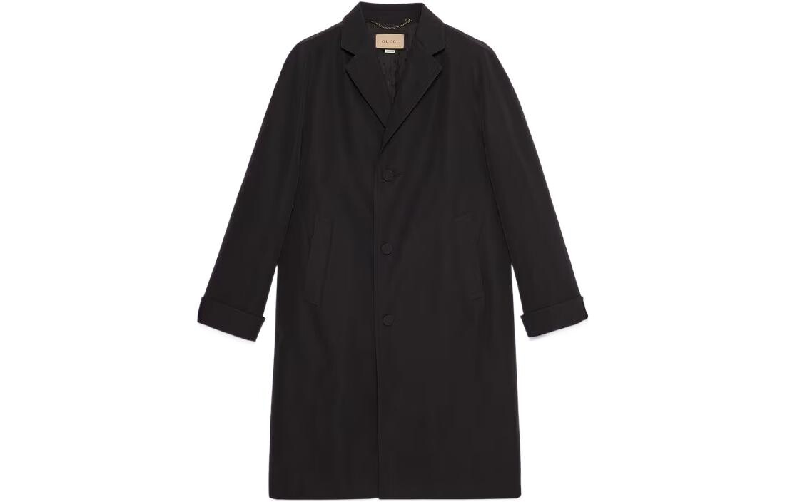 

Тренчкот мужской черный Gucci, черный