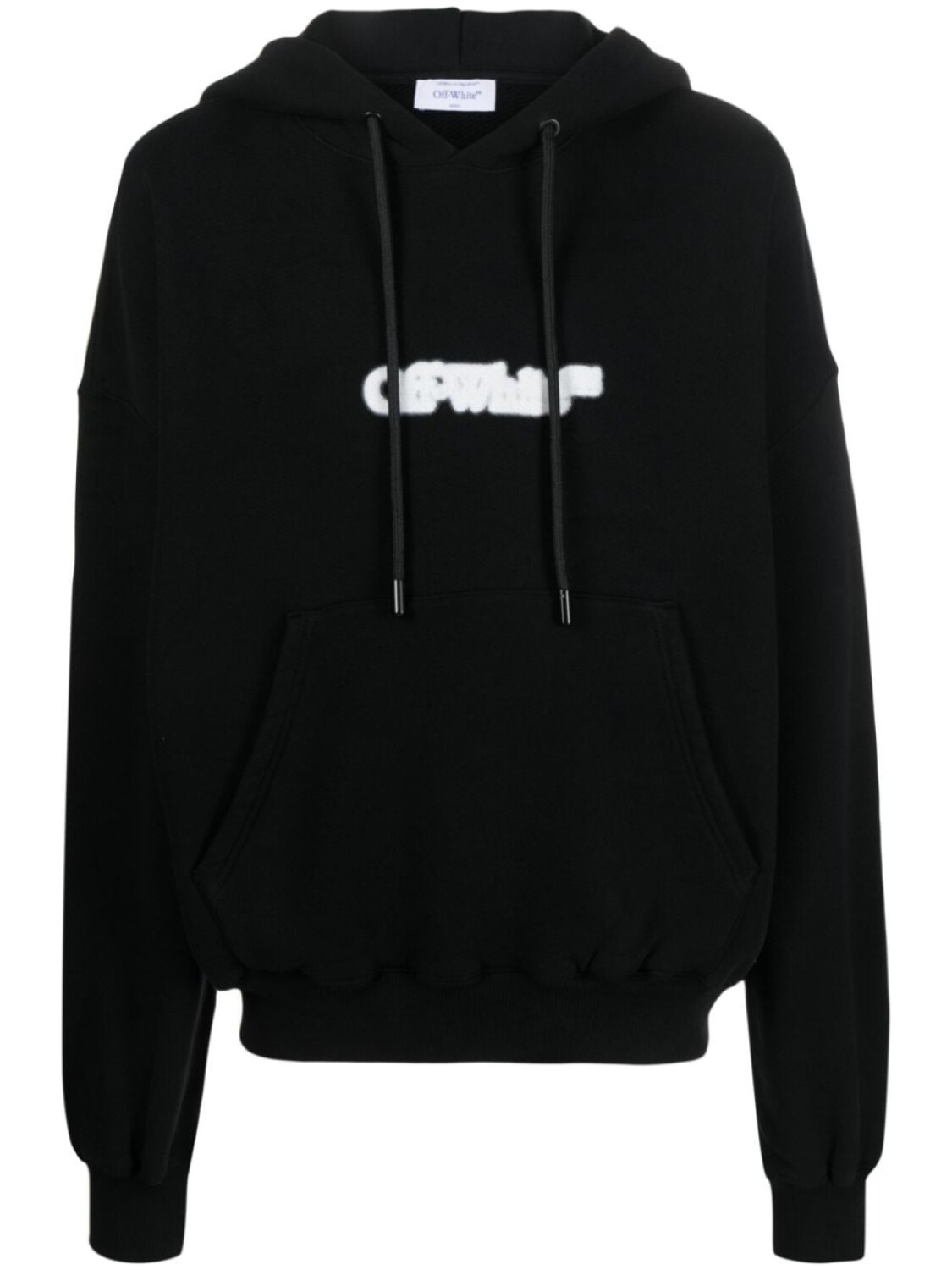

Off-White худи с логотипом, черный