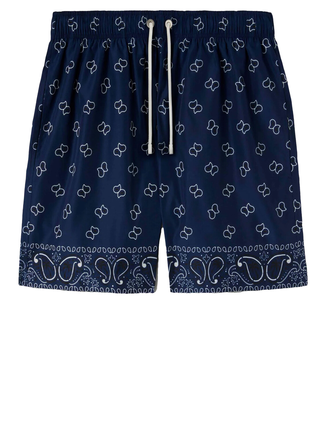 

Шорты Palm Angels Paisley print swim, синий