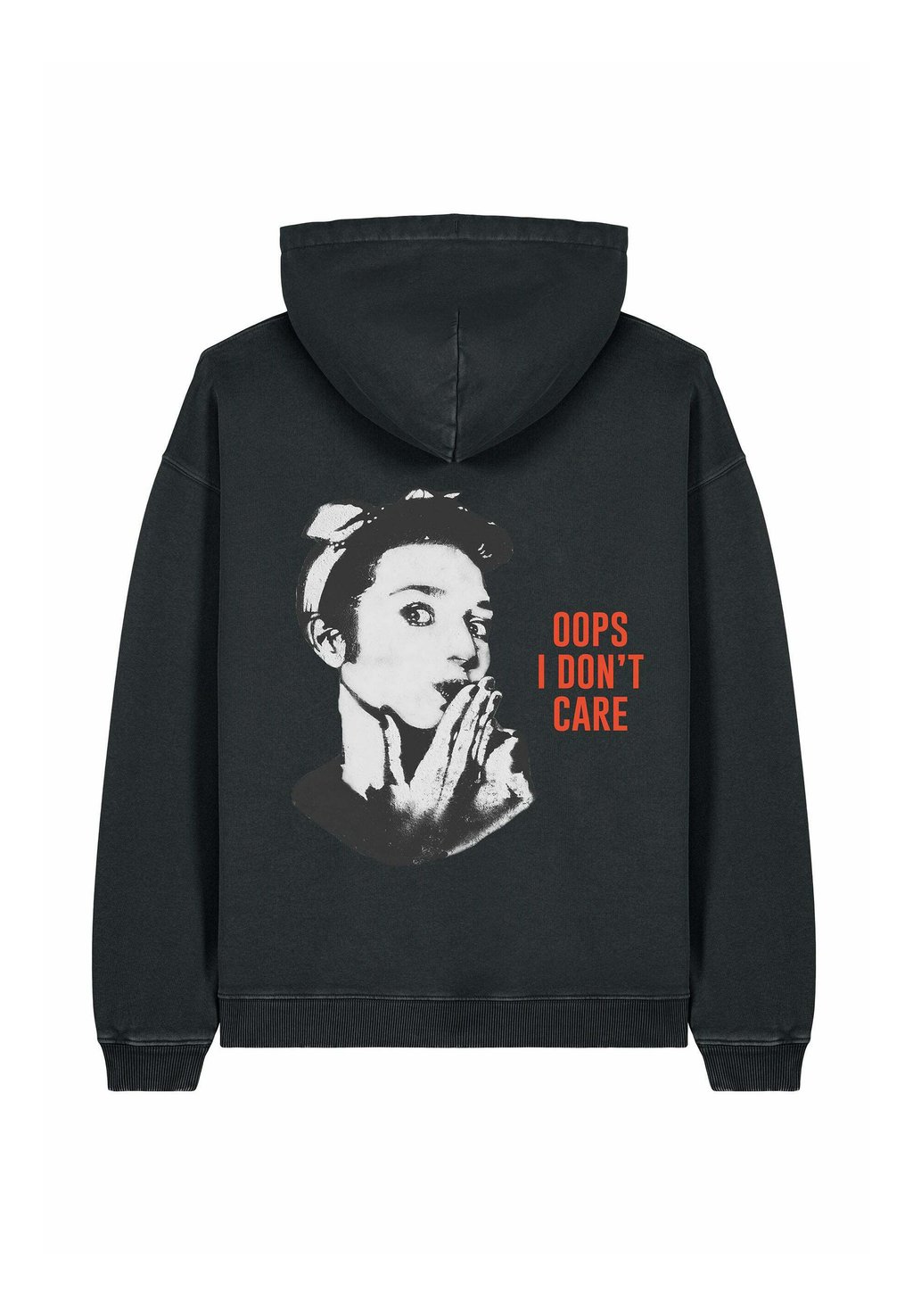

Толстовка OOPS I DONT CARE UNISEX VINTAGE - Hoodie Mira Paris, цвет Black Denim